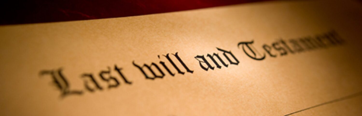 Last Will and Testiment Last Will and Testiment
